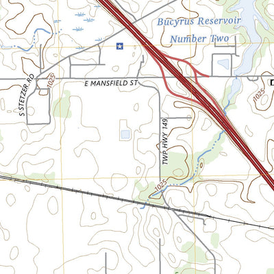 United States Geological Survey Bucyrus, OH (2023, 24000-Scale) digital map