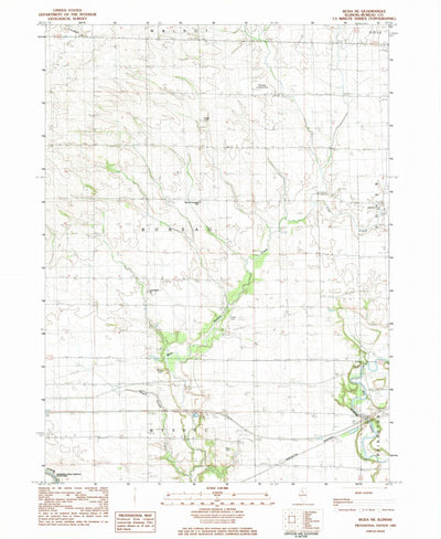 United States Geological Survey Buda NE, IL (1983, 24000-Scale) digital map