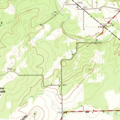 United States Geological Survey Buda, TX (1958, 62500-Scale) digital map
