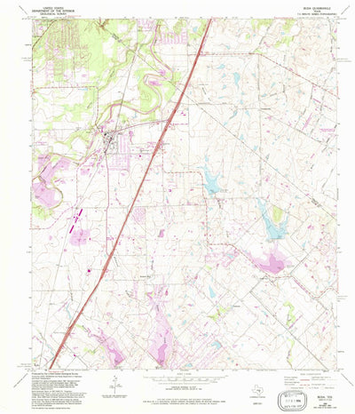 United States Geological Survey Buda, TX (1968, 24000-Scale) digital map