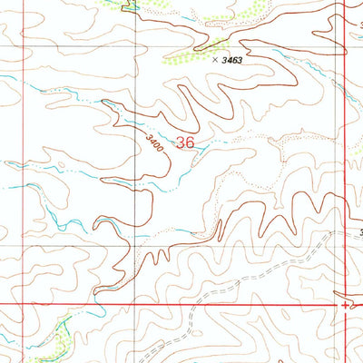 United States Geological Survey Buehman Canyon, AZ (1981, 24000-Scale) digital map