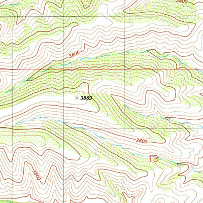 United States Geological Survey Buehman Canyon, AZ (1981, 24000-Scale) digital map
