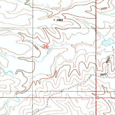 United States Geological Survey Buehman Canyon, AZ (1996, 24000-Scale) digital map