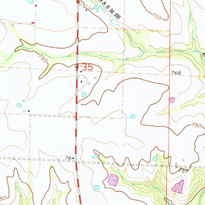 United States Geological Survey Buell, MO (1973, 24000-Scale) digital map