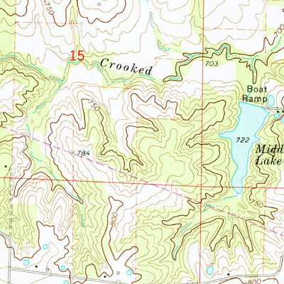 United States Geological Survey Buell, MO (1973, 24000-Scale) digital map