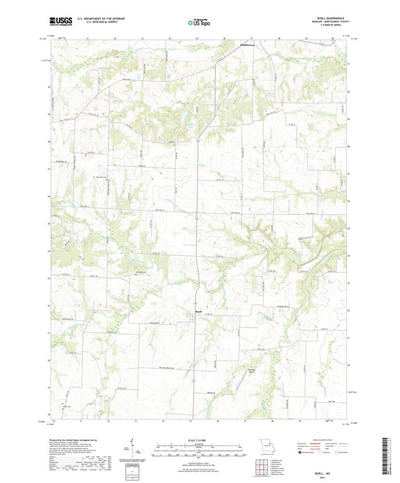 United States Geological Survey Buell, MO (2021, 24000-Scale) digital map