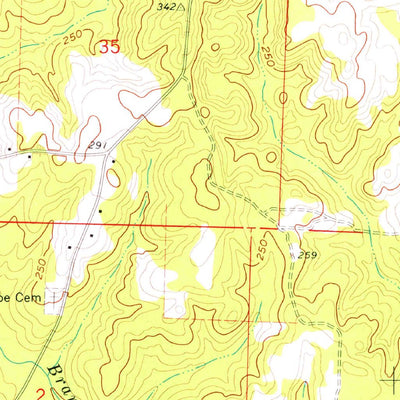 United States Geological Survey Buena Vista, AR (1962, 24000-Scale) digital map