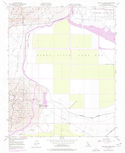 United States Geological Survey Buena Vista Lake Bed, CA (1950, 24000-Scale) digital map