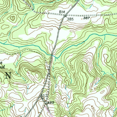 United States Geological Survey Buena Vista NW, GA (1955, 24000-Scale) digital map