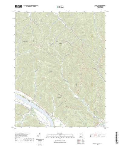 United States Geological Survey Buena Vista, OH (2023, 24000-Scale) digital map