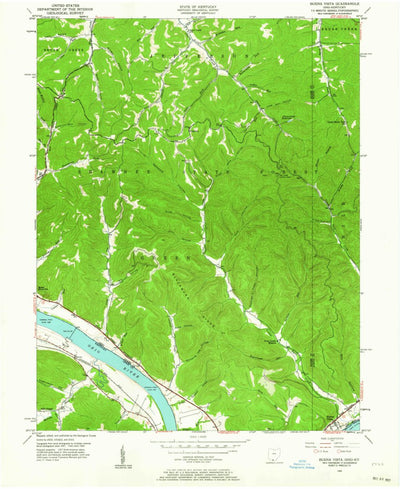 United States Geological Survey Buena Vista, OH-KY (1949, 24000-Scale) digital map