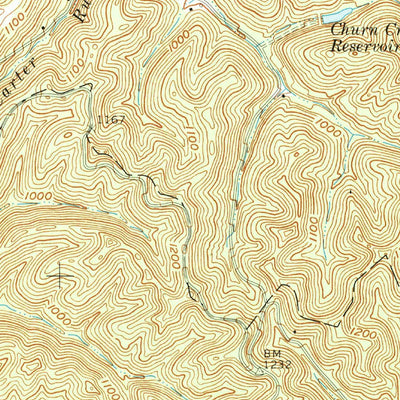 United States Geological Survey Buena Vista, OH-KY (1967, 24000-Scale) digital map
