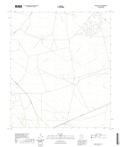 United States Geological Survey Buena Vista SW, TX (2022, 24000-Scale) digital map