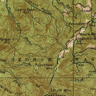 United States Geological Survey Buena Vista, VA (1940, 62500-Scale) digital map