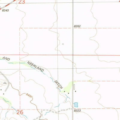 United States Geological Survey Buena Vista West, CO (1982, 24000-Scale) digital map
