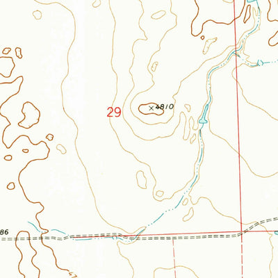 United States Geological Survey Bueyeros NE, NM (1973, 24000-Scale) digital map