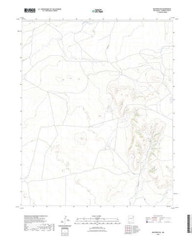 United States Geological Survey Bueyeros NE, NM (2023, 24000-Scale) digital map
