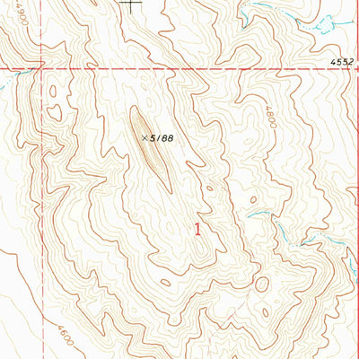 United States Geological Survey Bueyeros, NM (1973, 24000-Scale) digital map
