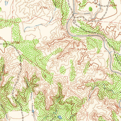 United States Geological Survey Buffalo Arroyo, TX (1963, 24000-Scale) digital map