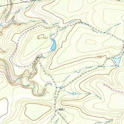 United States Geological Survey Buffalo Bluff, TX (1967, 24000-Scale) digital map