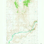 United States Geological Survey Buffalo Bridge, MT (1964, 24000-Scale) digital map