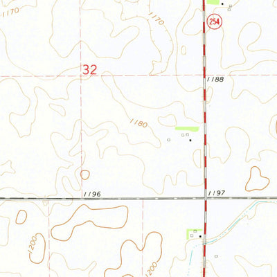United States Geological Survey Buffalo Center, IA-MN (1972, 24000-Scale) digital map
