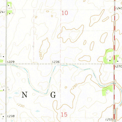 United States Geological Survey Buffalo Center NE, IA-MN (1972, 24000-Scale) digital map