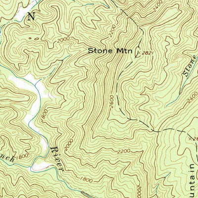 United States Geological Survey Buffalo Cove, NC (1967, 24000-Scale) digital map