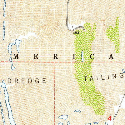 United States Geological Survey Buffalo Creek, CA (1954, 24000-Scale) digital map