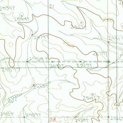United States Geological Survey Buffalo Creek, MT (1983, 24000-Scale) digital map
