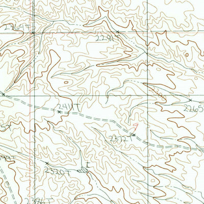 United States Geological Survey Buffalo Creek NE, MT (1983, 24000-Scale) digital map