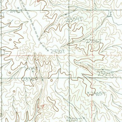 United States Geological Survey Buffalo Creek NE, MT (1983, 24000-Scale) digital map