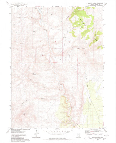 United States Geological Survey Buffalo Creek, NV (1980, 24000-Scale) digital map