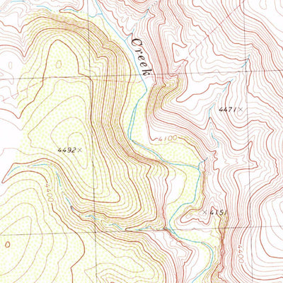 United States Geological Survey Buffalo Creek, NV (1980, 24000-Scale) digital map