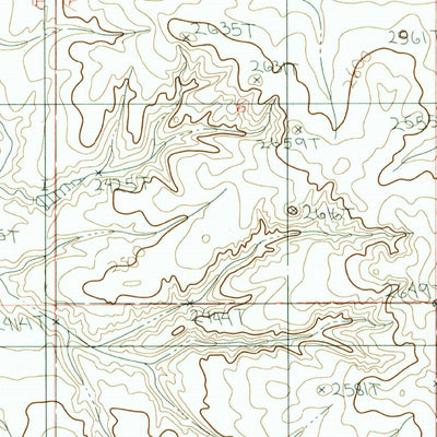 United States Geological Survey Buffalo Creek SE, MT (1983, 24000-Scale) digital map