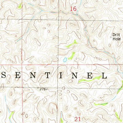 United States Geological Survey Buffalo Gap Campground, ND (1979, 24000-Scale) digital map