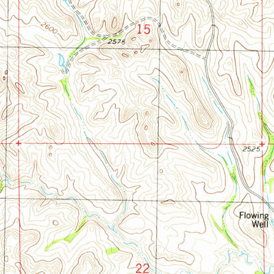 United States Geological Survey Buffalo Gap Campground, ND (1979, 24000-Scale) digital map