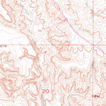 United States Geological Survey Buffalo Gap, SD (1950, 24000-Scale) digital map