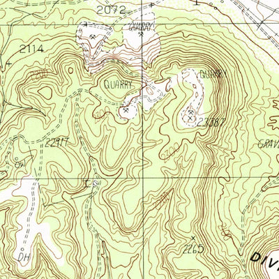 United States Geological Survey Buffalo Gap, TX (1984, 24000-Scale) digital map