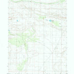 United States Geological Survey Buffalo Hump Basin, WY (1986, 24000-Scale) digital map