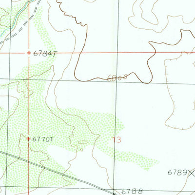 United States Geological Survey Buffalo Hump Basin, WY (1986, 24000-Scale) digital map