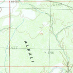 United States Geological Survey Buffalo Hump Basin, WY (1986, 24000-Scale) digital map