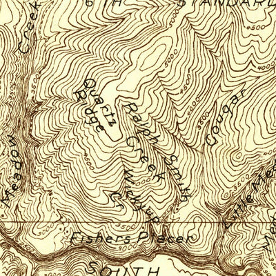 United States Geological Survey Buffalo Hump, ID (1927, 96000-Scale) digital map