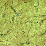 United States Geological Survey Buffalo Hump, ID (1934, 125000-Scale) digital map