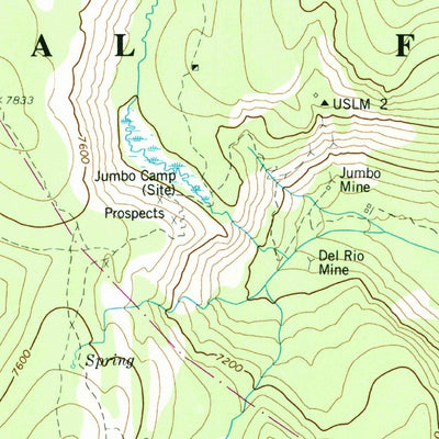 United States Geological Survey Buffalo Hump, ID (1979, 24000-Scale) digital map