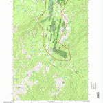 United States Geological Survey Buffalo Hump, ID (1995, 24000-Scale) digital map