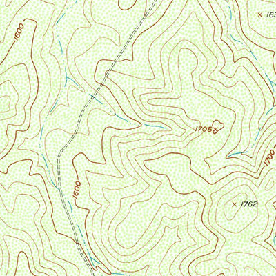 United States Geological Survey Buffalo Knob, TX (1955, 24000-Scale) digital map