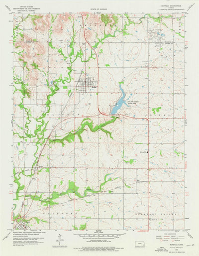 United States Geological Survey Buffalo, KS (1959, 24000-Scale) digital map