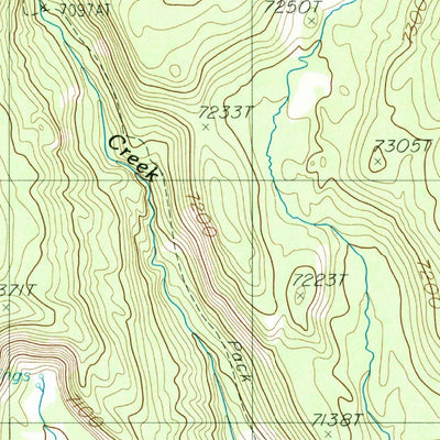 United States Geological Survey Buffalo Lake, ID-WY (1986, 24000-Scale) digital map