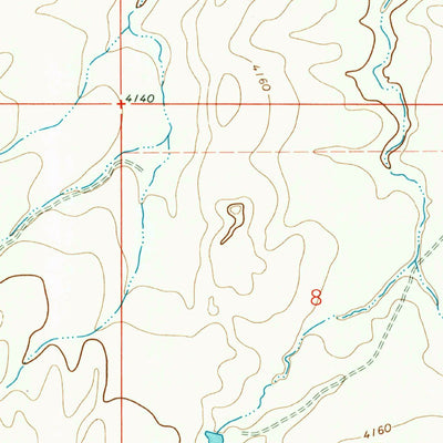 United States Geological Survey Buffalo Lake, MT (1968, 24000-Scale) digital map